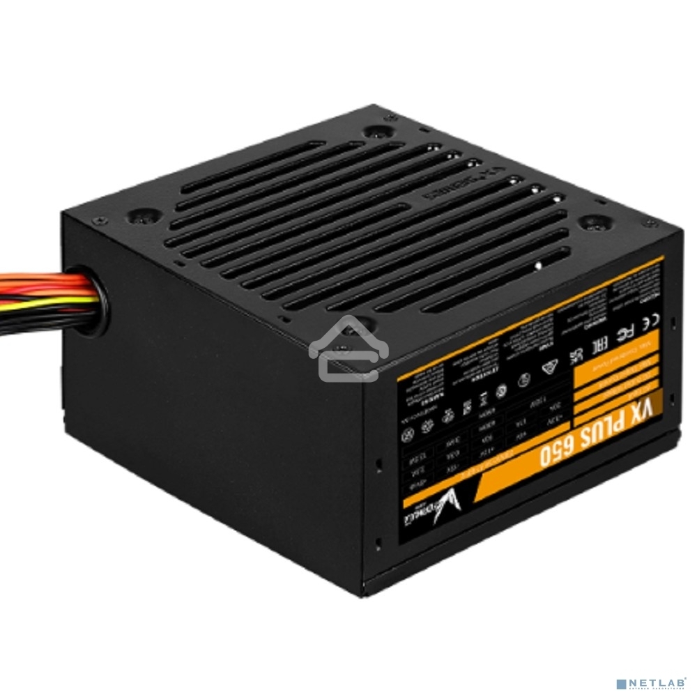 Блок питания Aerocool/Formula VX-650 PLUS, 650Вт, 120мм, черный
