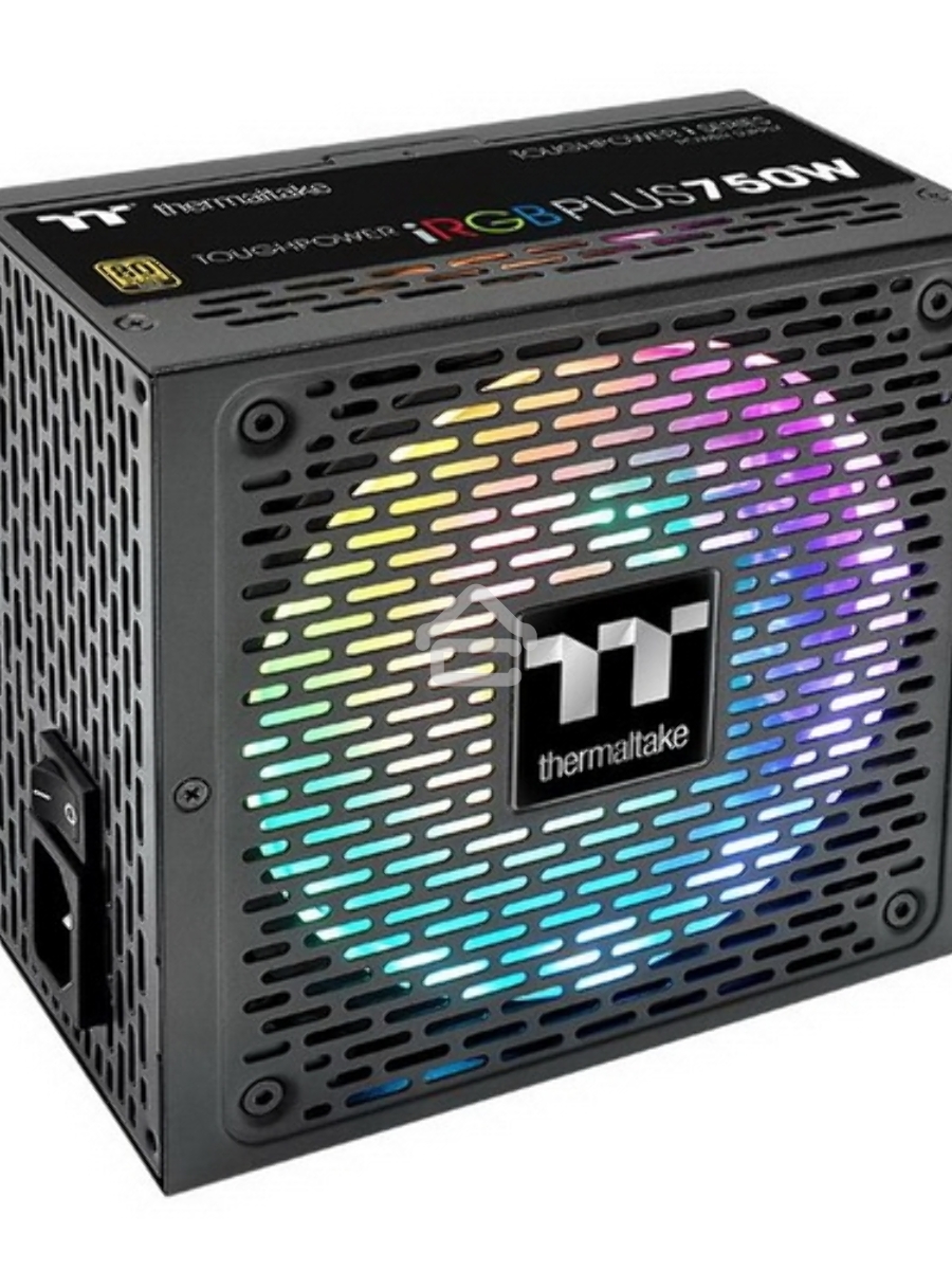 Блок питания Thermaltake Toughpower iRGB PLUS 750W RTL (PS-TPI-0750F3FDGE-1), 750Вт, 80 PLUS Gold, 140мм, модульный, черный