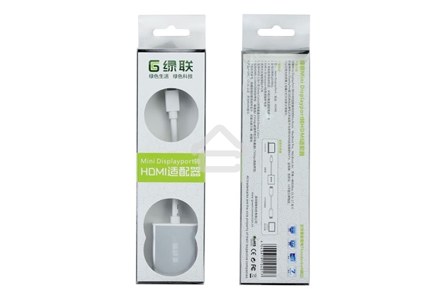 Адаптер-переходник Greenconnect Apple mini DisplayPort 20M > HDMI 19F (GCR-MDP2HD2)