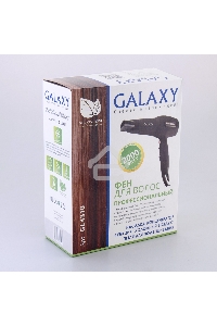 Фен для волос профессиональный Galaxy Line GL 4310, коричневый,  2000 Вт, 2 скорости, 3 температурных режима, функция «холодный воздух», защитная решетка, насадка-концентратор, подвесная петля