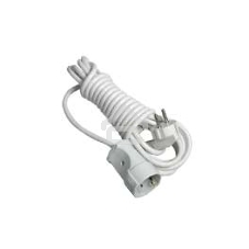 Удлинитель MAKEL 10007 1 гн 3 м б/з бел.