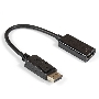 Кабель-переходник Exegate EX284921RUS  DisplayPort-HDMI ExeGate EX-DPM-HDMIF-0.15 (20M/19F, 0,15м)