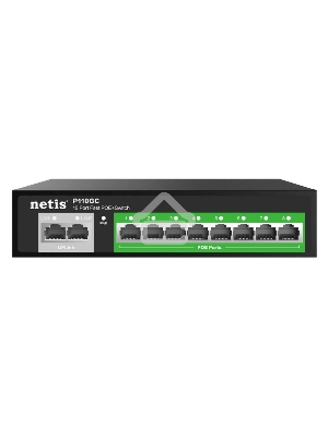 Коммутатор 10PORT NETIS P110GC 10/100/1000M 8POE+2XGE