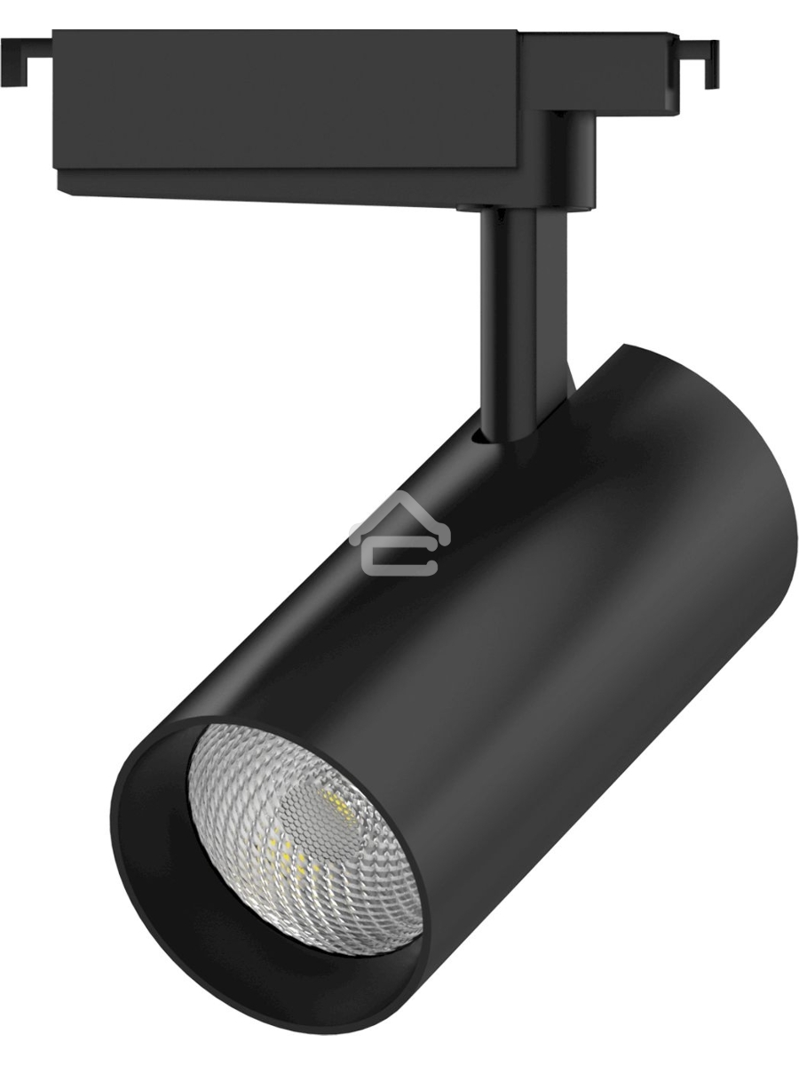 Светильник трековый цилиндр 32W 2940lm 4000K 180-220V IP20 75*216мм черный линза 36º LED