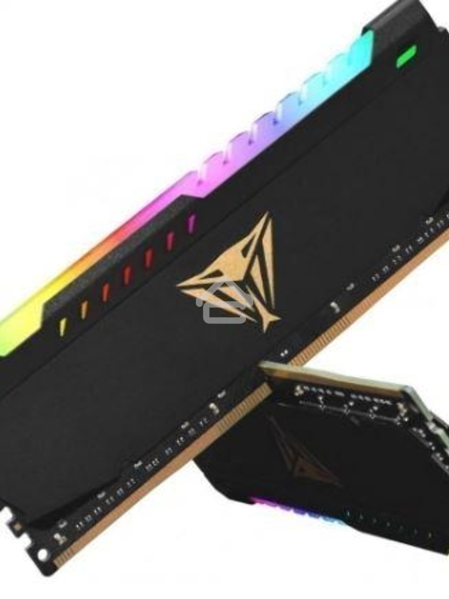Оперативная память Patriot Viper Steel, DDR4, 16GB (2x8GB), 3200MHz, CL18, DIMM, с радиатором, RGB, черный