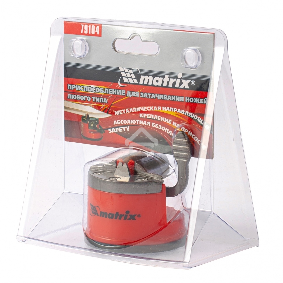 Приспособление для затачиван. ножей любого типа Matrix, метал. направляющая, крепление на присоске