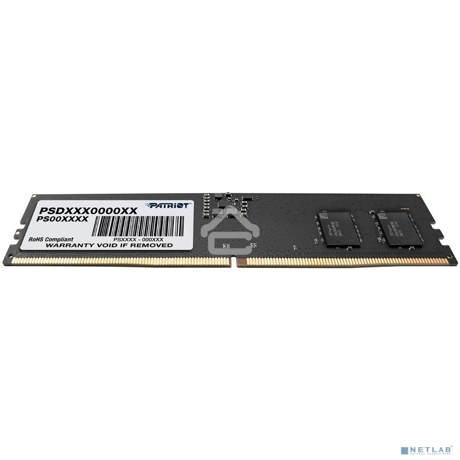 Оперативная память Patriot Signature, DDR5, 16GB (1x16 GB), 5600 MHz, CL46, DIMM