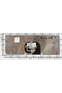 Клавиатура для ноутбука Sony Vaio VPC-Y белый с серебристой рамкой