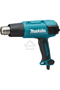 Фен Makita HG 6031 VK 1800Вт  250-500л/мин с регулировкой, с насадками , кейс
