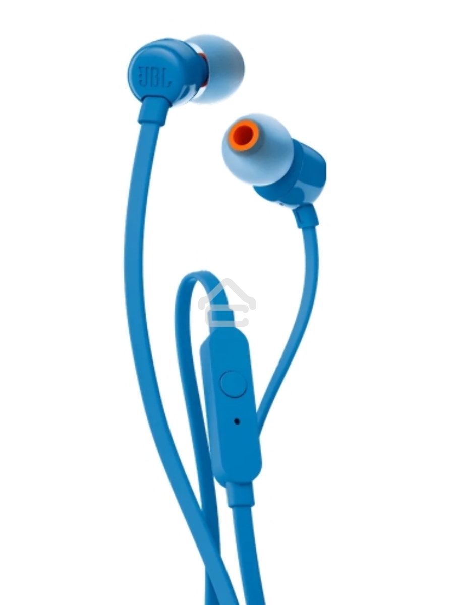Наушники JBL Tune 110, 3.5 мм, внутриканальные, синий