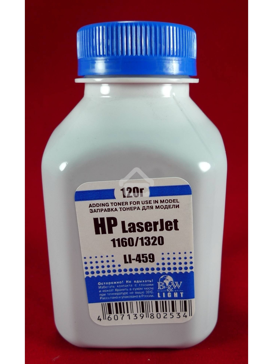 Тонер HP LJ 1160/1320 (фл.120г.) B&W Light фас России