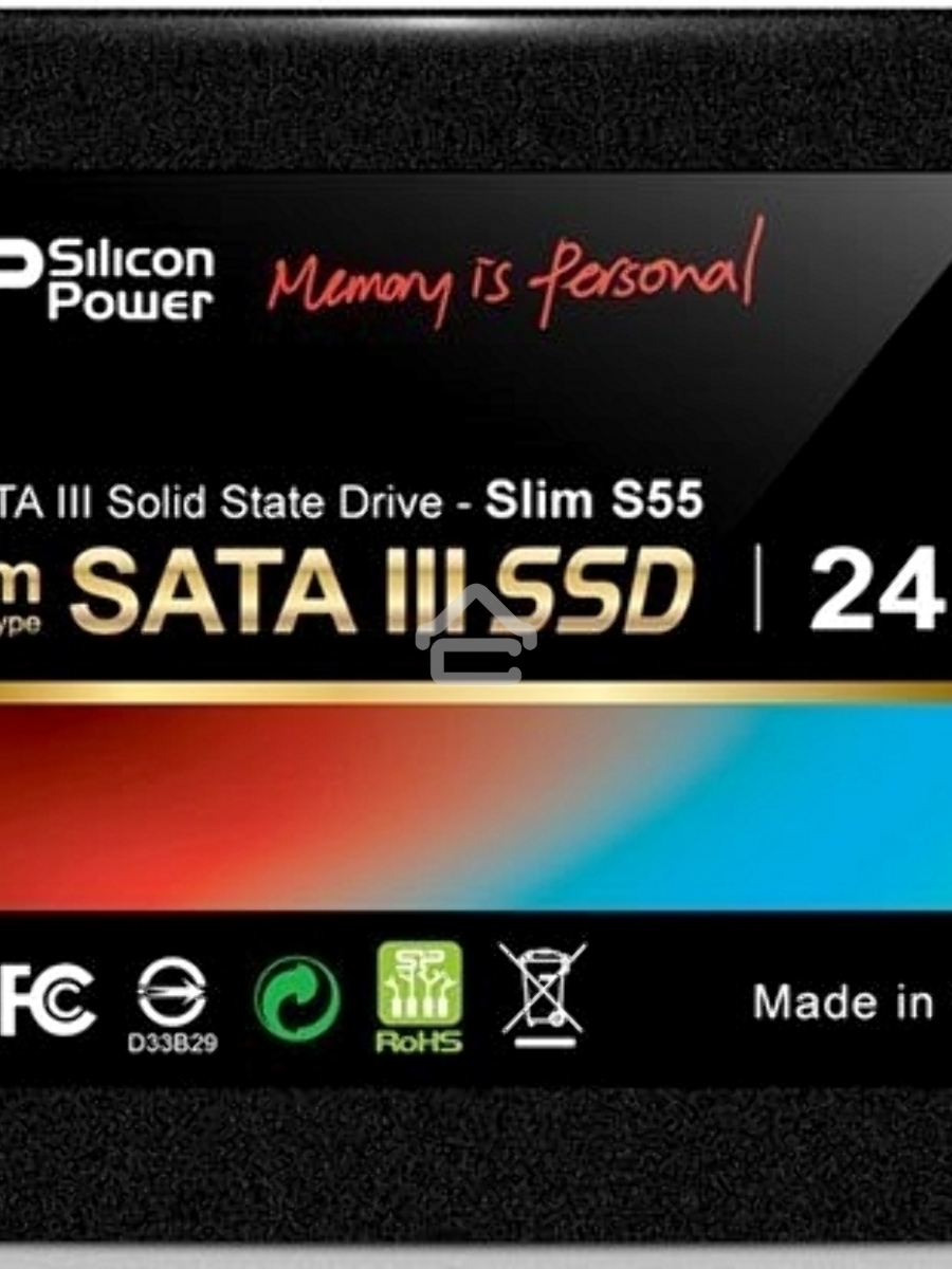 Накопитель SSD SiliconPower Slim S55, 240Gb, SATA, 2.5