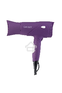 Фен для волос Galaxy Line GL 4315, сиреневый, 1800 Вт, 2 скорости, 3 температурных режима, функция «холодный воздух», защитная решетка, насадка-концентратор, подвесная петля, складная ручка