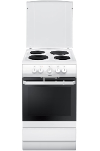 Плита электрическая Hansa FCEW53000 белый, конфорок 4 шт, духовка 68 л, 50 см x 85 см x 60 см