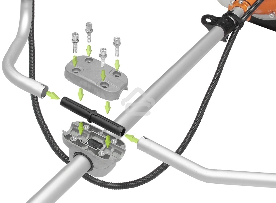 Мотокоса CARVER GBC-052M 1500Вт 2х-тактный 52см3 1л нож 230мм леска2.4мм