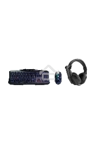 Игровой комплект Oklick HS-HKM100G черный 2.2м мониторы оголовье