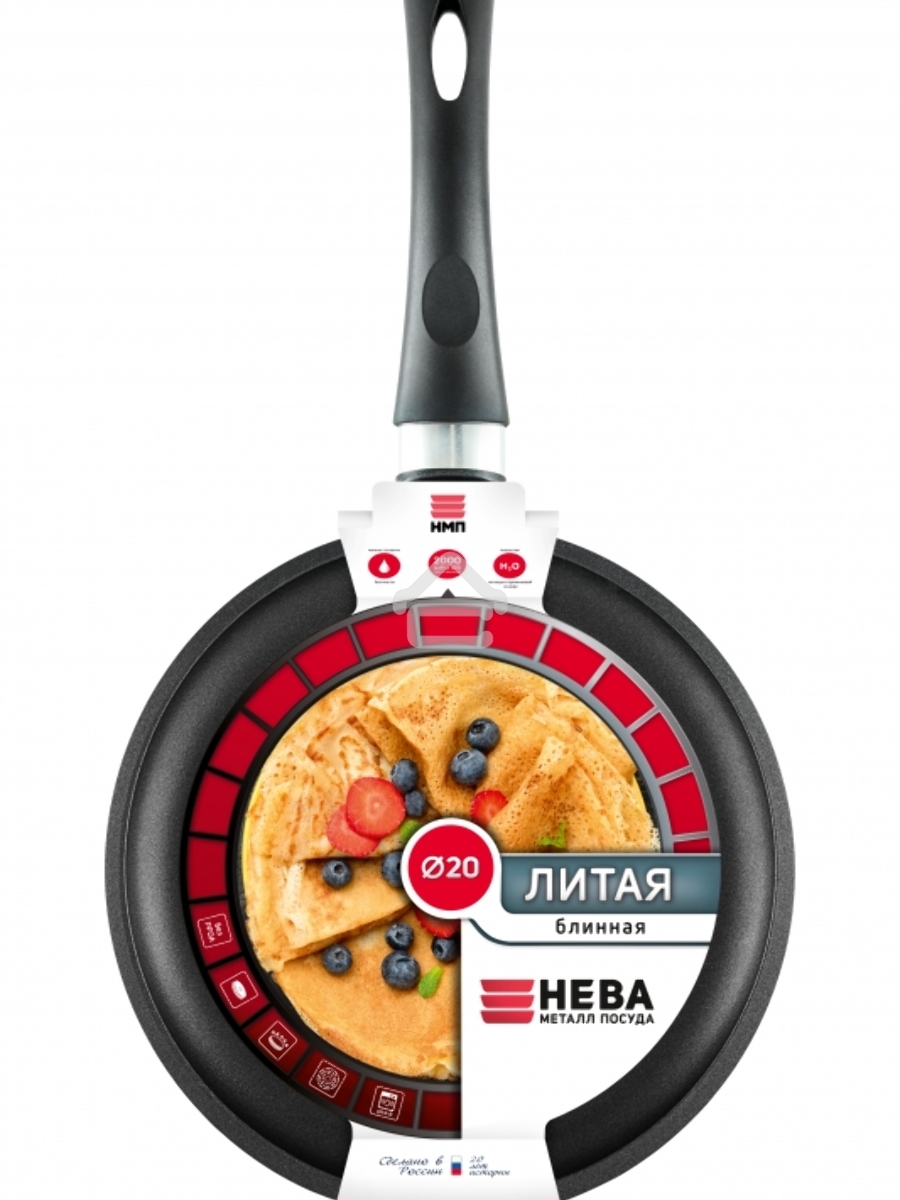 Сковорода блинная НЕВА-МЕТАЛЛ 6220