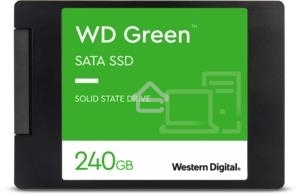 Накопитель SSD WD Green WDS240G3G0A, 240Gb, SATA III, 2.5