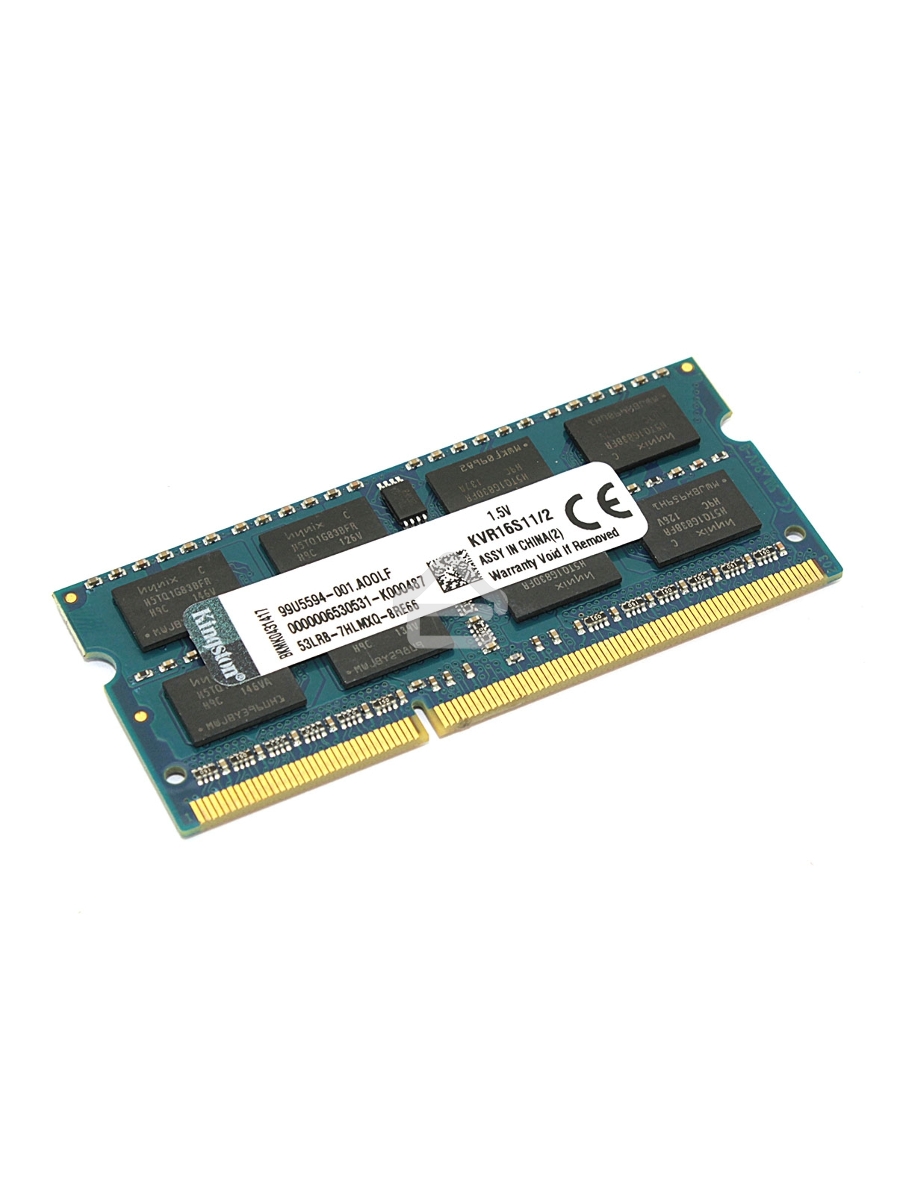 Оперативная память Kingston ValueRAM, DDR3, 2GB (1x2GB), 1600MHz, CL11, SO-DIMM