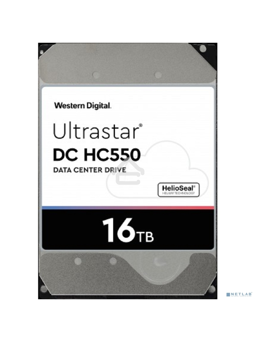 Жесткий диск Western Digital Original SATA-III 16Tb 0F38462/0F38468 WUH721816ALE6L4 OEM Ultrastar DC HC550 (7200rpm) 512Mb 3.5