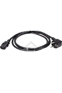 Кабель комп - розетка 220V EU (угловой) 3GX1,5mm2, 1,8m, медь, Telecom