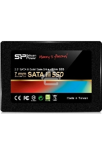 Накопитель SSD SiliconPower Slim S55, 240Gb, SATA, 2.5