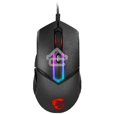 Мышь проводная MSI Clutch GM30 черный, 6200 dpi, USB, кнопки - 6