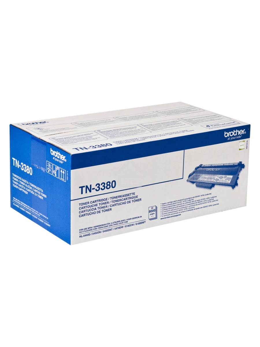 Картридж лазерный Brother TN-3380 черный (8000 стр.) для HL54xx/6180DW/DCP8110DN/8250DN/MFC8520DN/8950DW