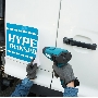 Фен Makita HG 6031 VK 1800Вт  250-500л/мин с регулировкой, с насадками , кейс