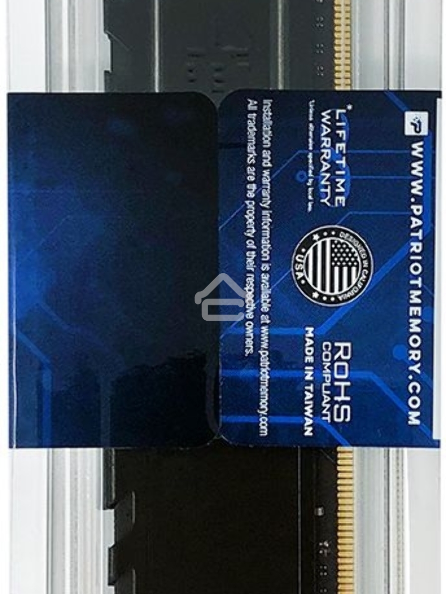 Оперативная память Patriot Signature Premium, DDR4, 16GB (1x16 GB), 3200 MHz, CL22, DIMM, радиатор, чёрный