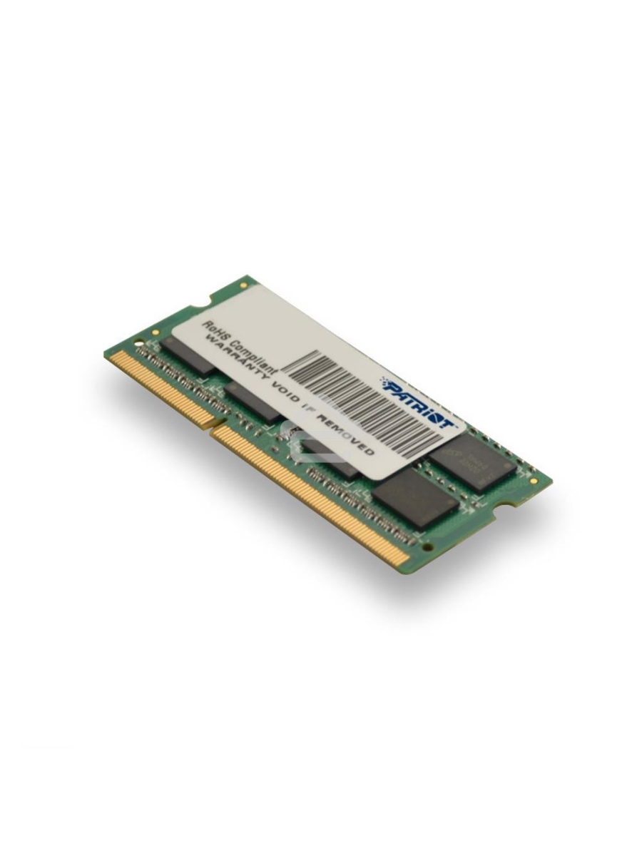 Оперативная память Patriot, DDR3L, 4GB (1x4 GB), 1600 MHz, CL11, SO-DIMM