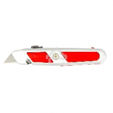 Нож Matrix, выдвижное трапециевидное лезвие, отделение для лезвий, метал.корпус