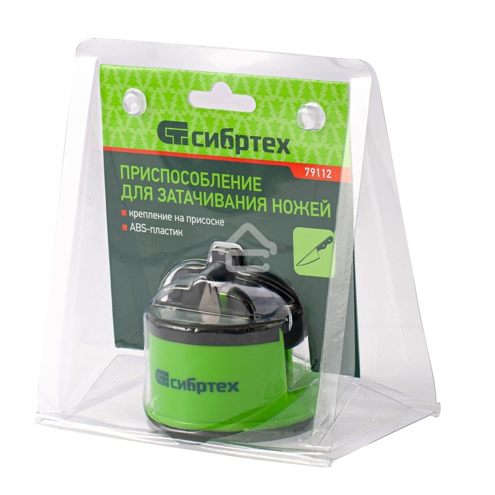 Приспособление для затачивания ножей любого типа Сибртех, крепление на присоске