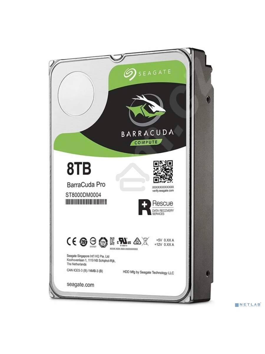 Жесткий диск Seagate SATA 8TB 5400RPM 6GB/S 256MB ST8000DM0043.5