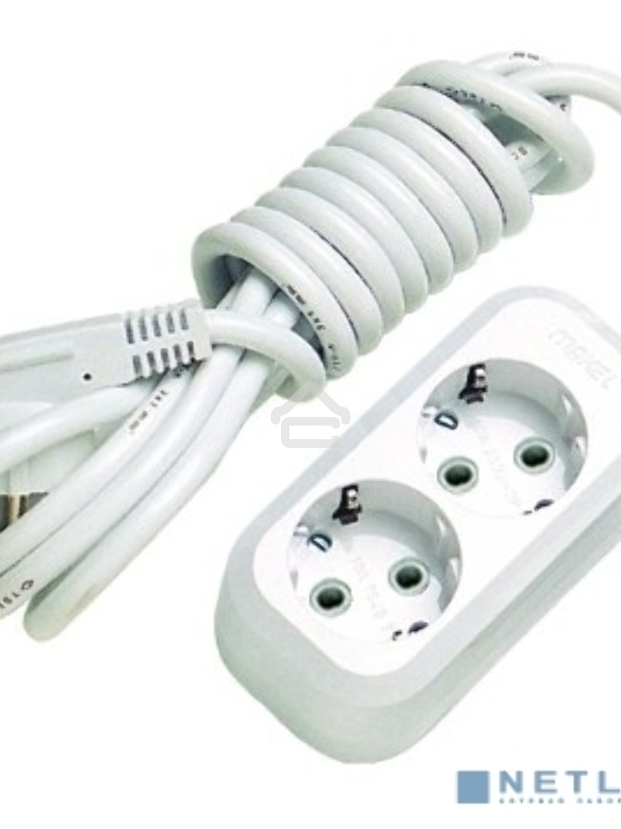 Удлинитель 2 гн 5 м с\з Makel MGP114