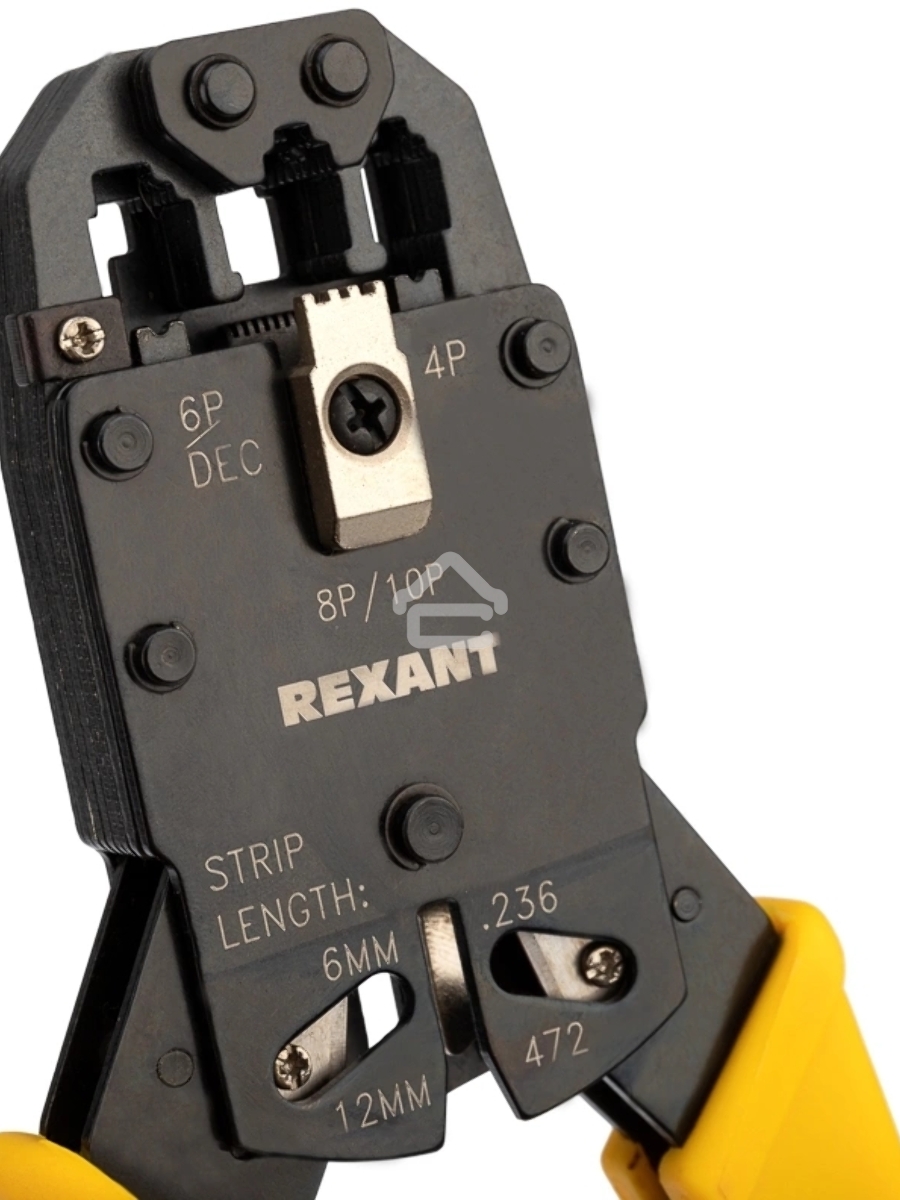 Кримпер Rexant HT-200R для обжима 10P10C, 8P8C, 6P6C, 4P4C