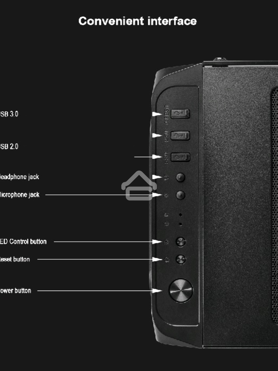 Компьютерный корпус ZALMAN Z7 NEO, без БП, большое боковое окно, черный, ATX