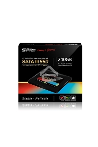 Накопитель SSD SiliconPower Slim S55, 240Gb, SATA, 2.5