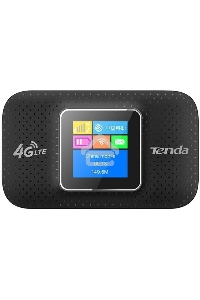 Мобильный роутер Tenda 4G185 4G LTE, встроенная батарея 2100 мАч; поддержка карт памяти до 32Гб