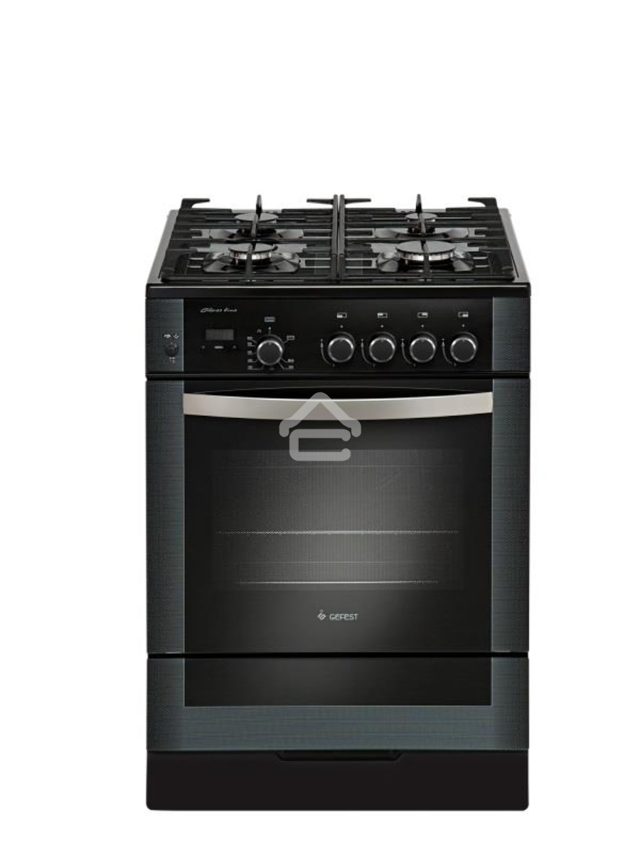 Плита газовая Gefest ПГ 6500-03 0044 черный, конфорок 4 шт, духовка 52 л, 60 см x 85 см x 60 см