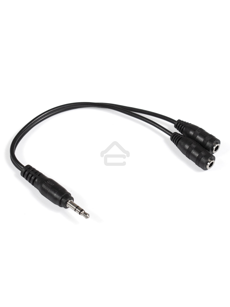 Кабель-разветвитель аудио Exegate EX284946RUS EX-CCA-415-0.3 (3.5mm Jack M/2x3.5mm Jack F, 0,3м)