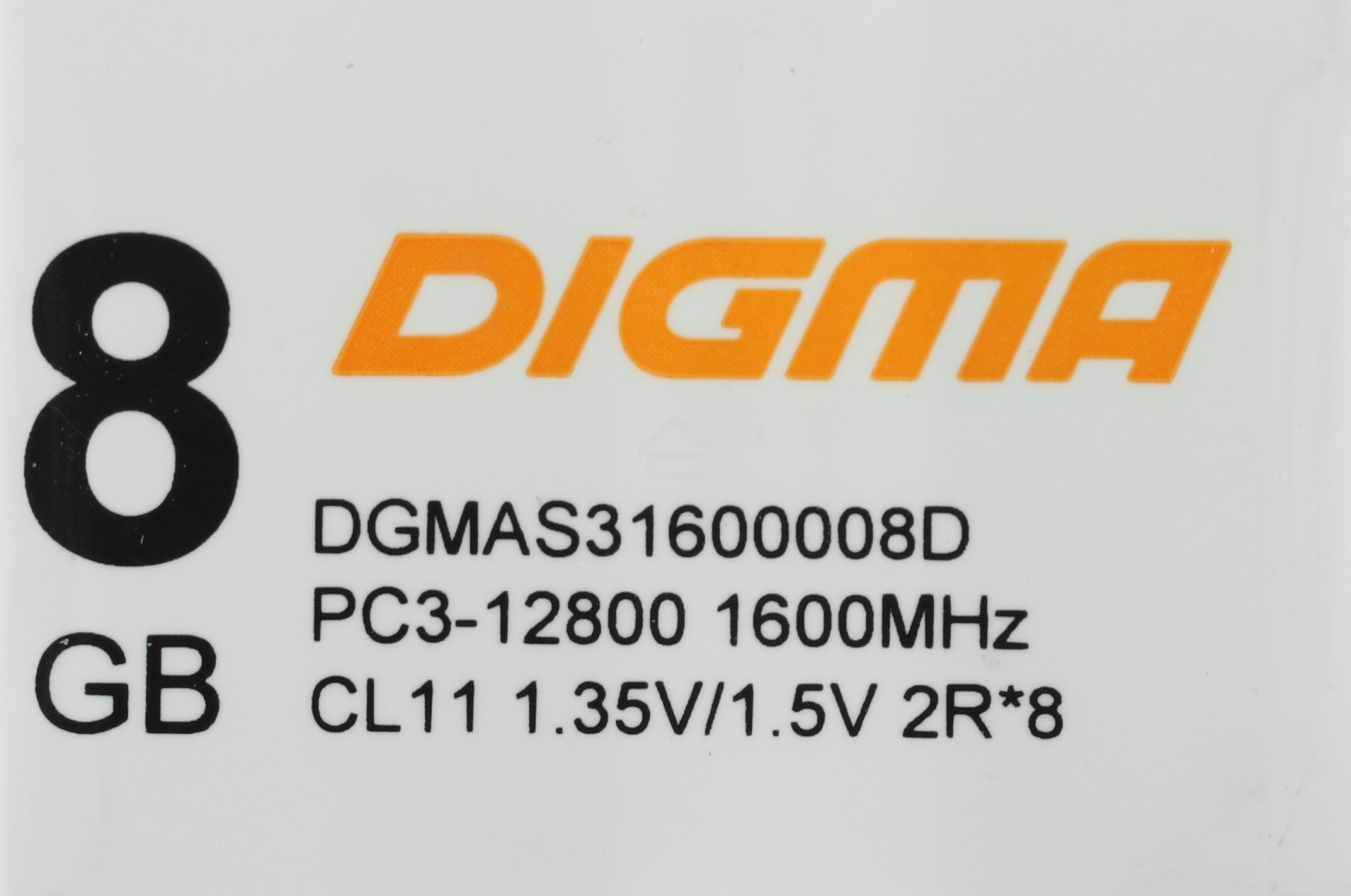 Оперативная память Digma, DDR3, 8GB (1x8 GB), 1600 MHz, CL11, SO-DIMM