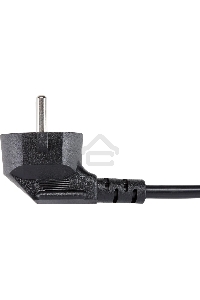Кабель комп - розетка 220V EU (угловой) 3GX1,5mm2, 1,8m, медь, Telecom
