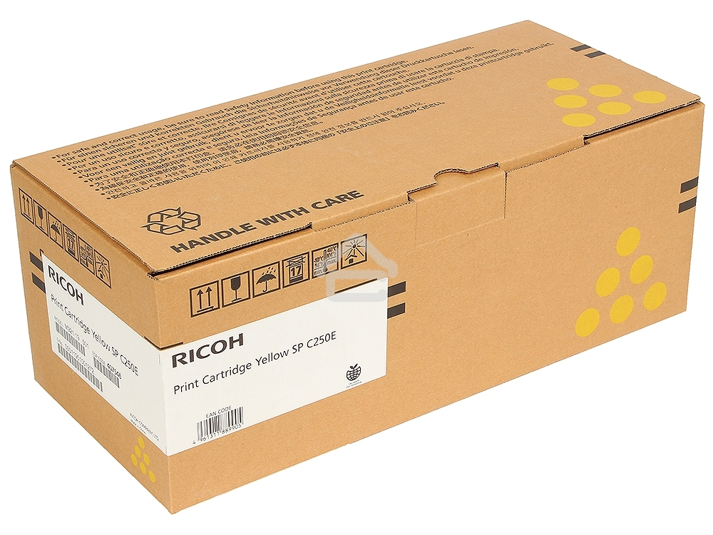 Картридж лазерный Ricoh тип SPC250E желтый для SP C250DN/C250SF 1600 отп.