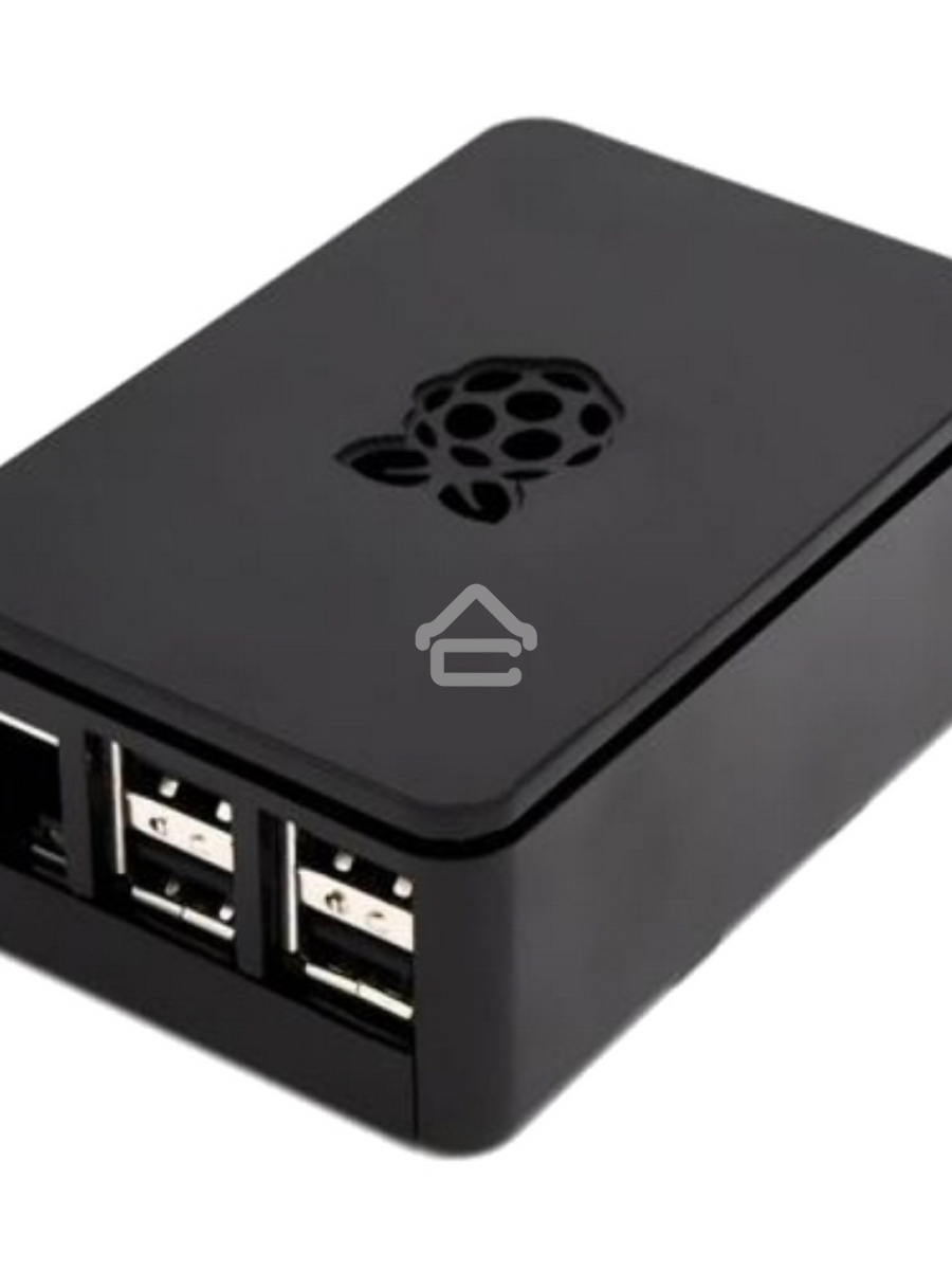 Корпус RA179 black для микрокомпьютера Raspberry Pi 3 ACD Black ABS Plastic case with Logo for Raspberry Pi 3