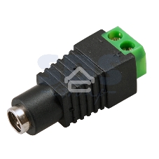 Разъем питания гнездо 2.1х5.5 мм с клеммной колодкой PROconnect