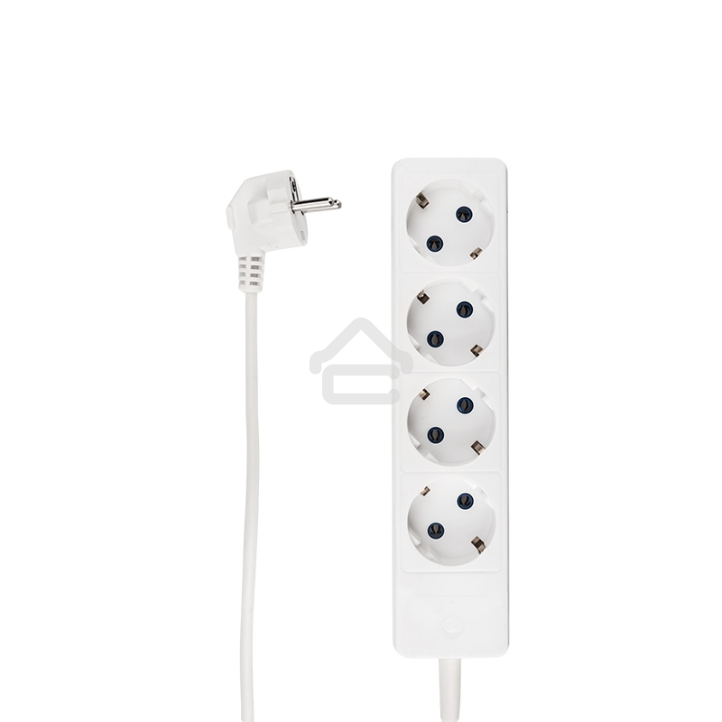 Удлинитель PROconnect OPTIMA 4 гнезда, 5 м, 2х0.75 мм², б/з, белый