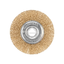 Щетка дисковая для УШМ Kranz латунь 125 мм, отв. 22,23 мм