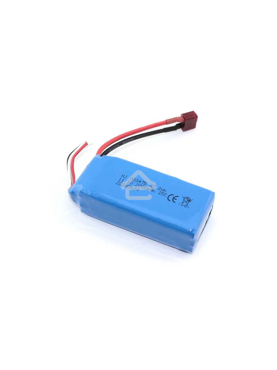Аккумулятор Li-Pol 11.1V 903475 2000mAh разъем T-plug