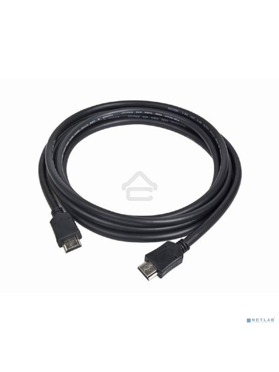 Кабель Cablexpert HDMI CC-HDMI4-20M, 19M/19M, v2.0, медь, позол.разъемы, экран, 20м, черный, пакет